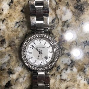 Michael Kors Madison Silver Japanese Quartz Watch